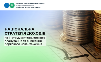 Національна стратегія доходів як інструмент бюджетного планування та зниження боргового навантаження