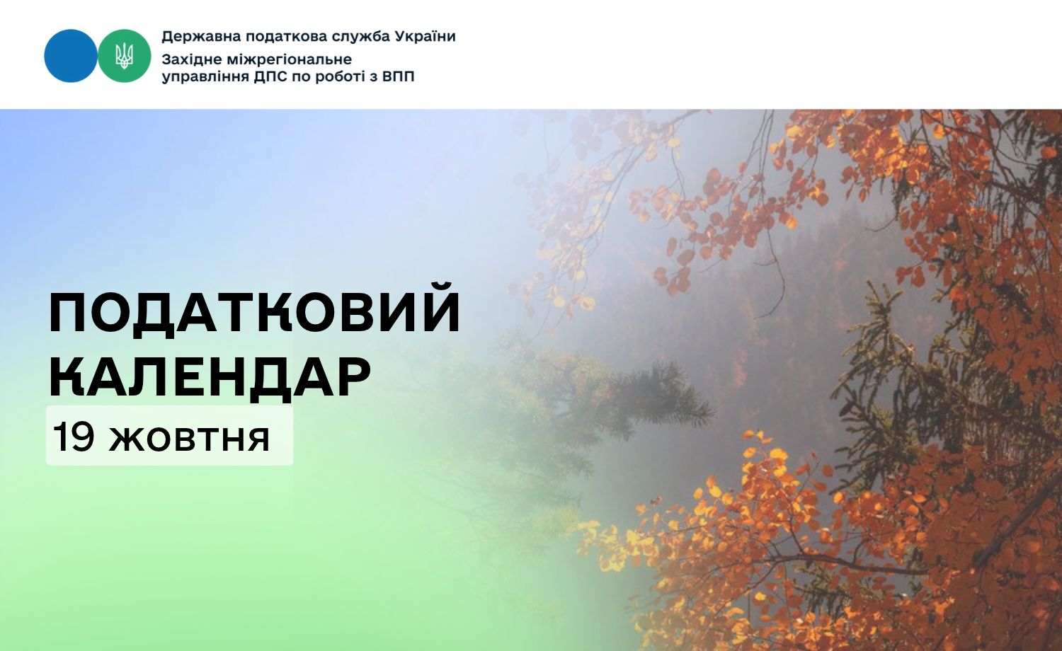 Податковий календар: за що сплачуємо 19 жовтня?